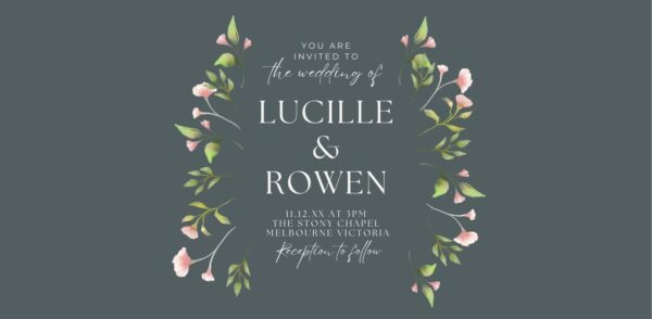 Minimalist Wedding Website