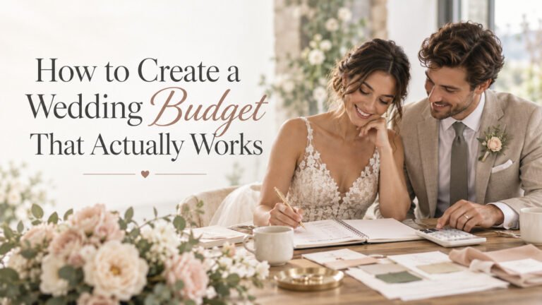 How to Create a Wedding Budget That Actually Works