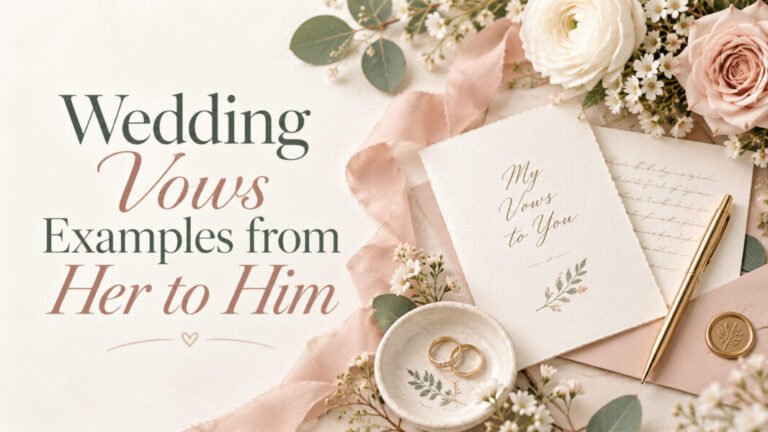 wedding vows examples from her to him